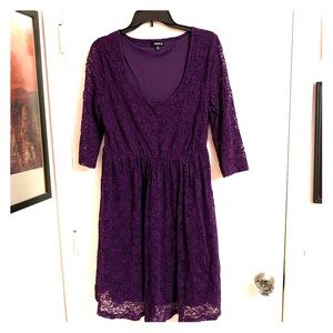 Purple Lace Dress